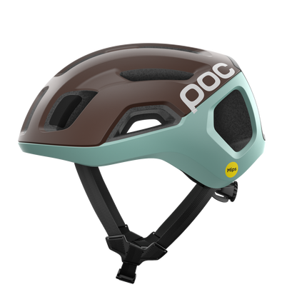 POC VENTRAL AIR MIPS Straßenhelm Braun/Blau Matt