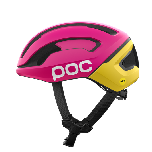 Helm Strasse POC OMNE AIR MIPS Logo Rosa/Gelb