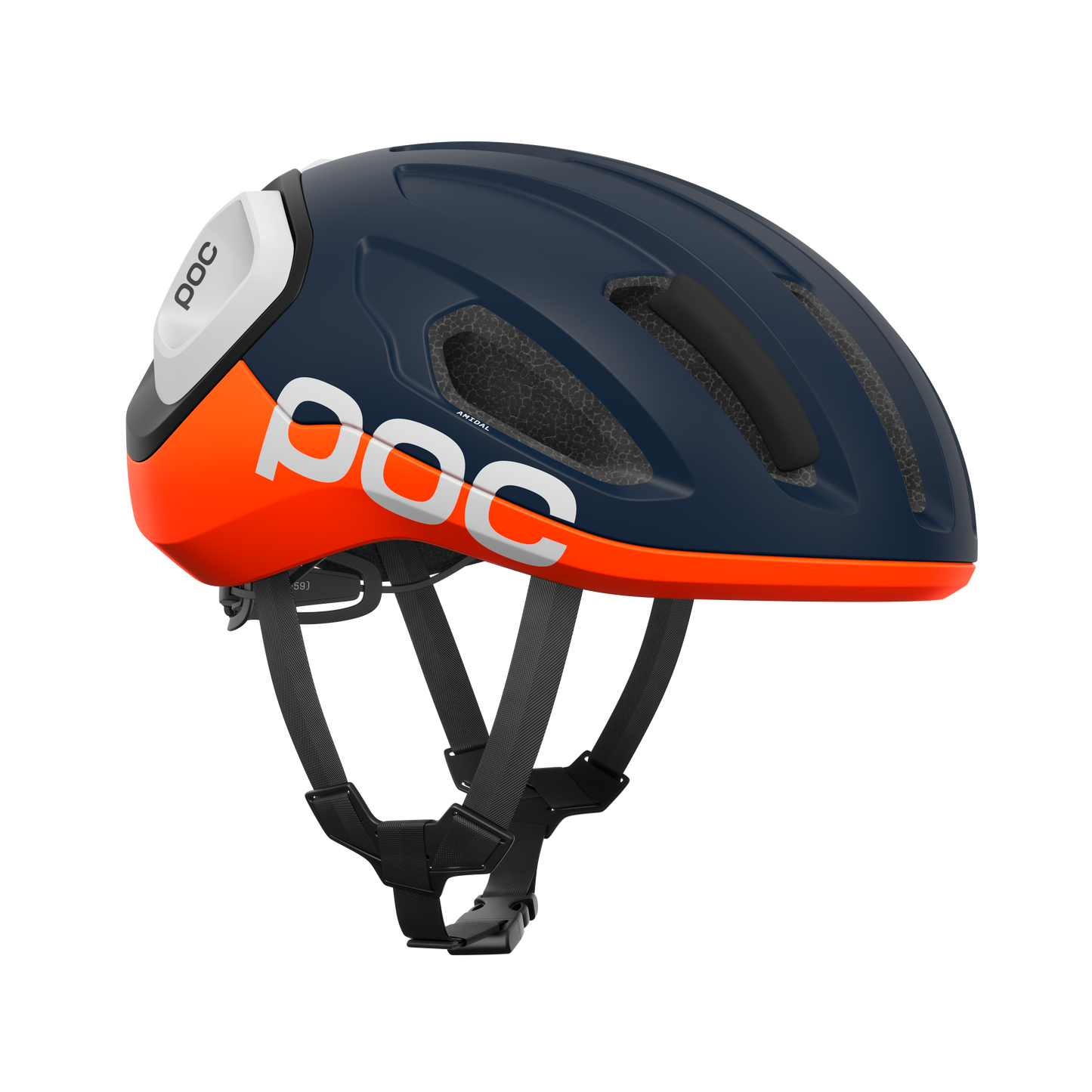 Straßenhelm POC AMIDAL Marine/Orange/Weiß Matt