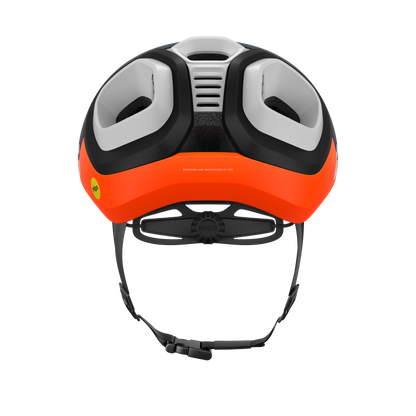 Rennradhelm POC AMIDAL Marine/Orange/Weiß Matt