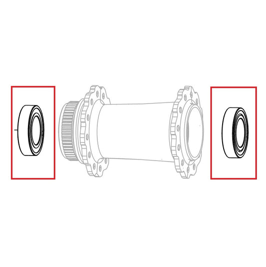 Lager ZIPP COGNITION NSW DISC BRAKE Vorne/Hinten 61903 (x2) #11.2018.052.002
