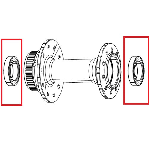 Lager ZIPP COGNITION RIM Vorne 61803 Keramik (2x) #11.2018.067.001