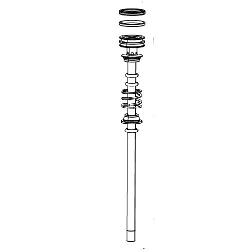 RockShox DebonAir+ Luftfederschaft-Kit 100 mm – 29" für SID 35 D1 #11.4018.111.037