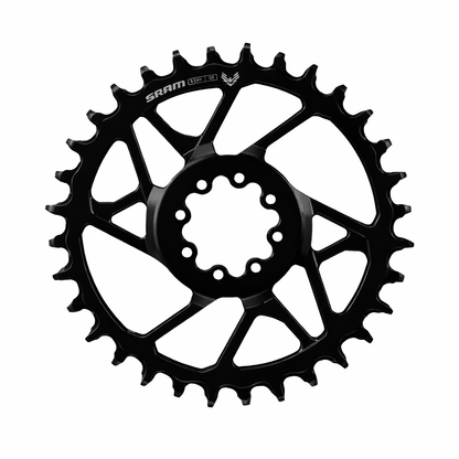 Einfach-Kettenblatt SRAM S1000 T-TYPE EAGLE BOOST 12V Aluminium Direct Mount Offset 3mm Schwarz