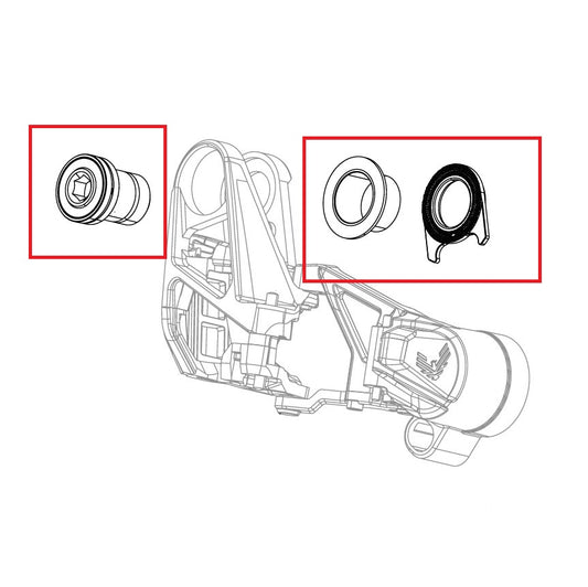 SRAM XX T-TYPE EAGLE AXS Schaltwerk-Befestigungsschrauben-Kit