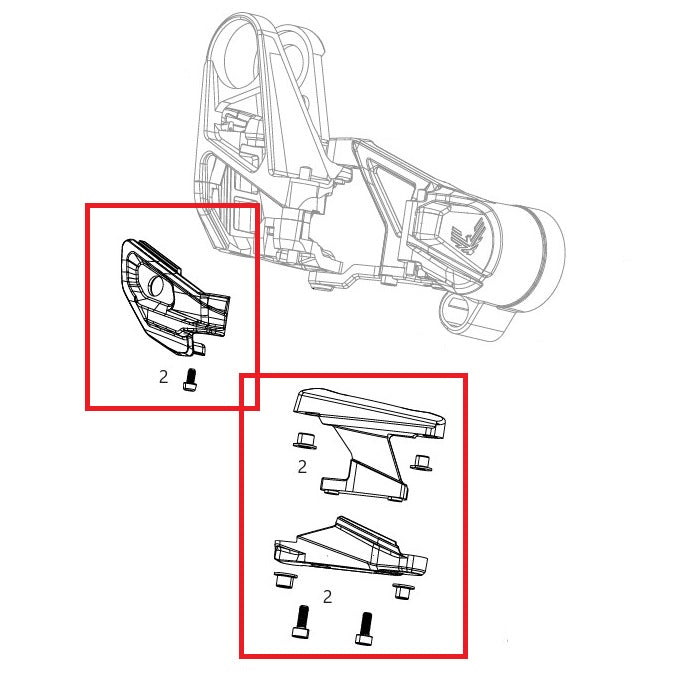 SRAM XX T-Type Eagle AXS Umwerfer-Schutz-Kit