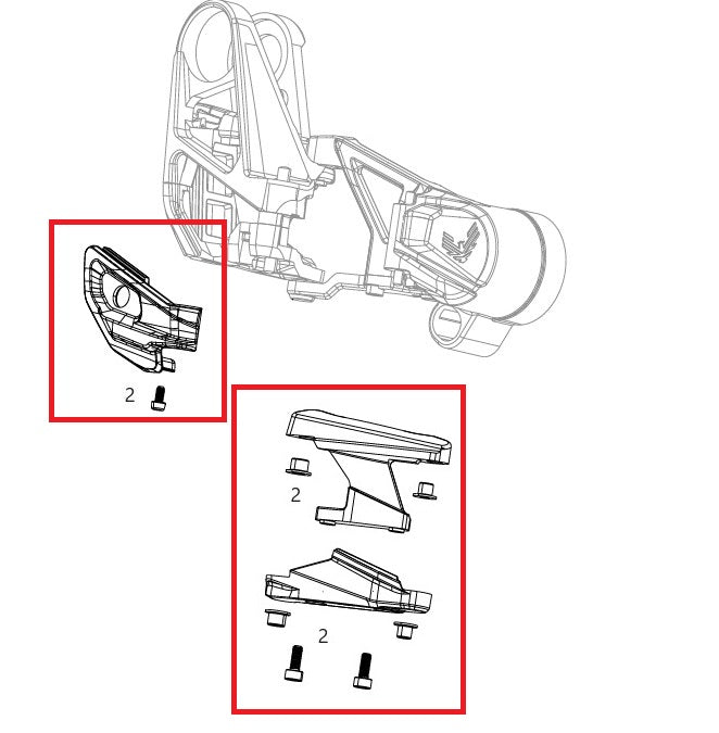 SRAM X0 T-Type Eagle AXS Schaltwerkschutz-Kit