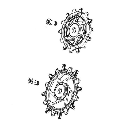 SRAM XX T-TYPE EAGLE AXS / FORCE XPLR E1 12-fach Schaltwerksrollen hinten