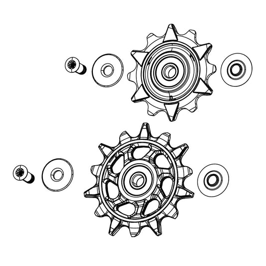 7V SRAM XX DH T-TYPE EAGLE AXS Schaltwerksrollen hinten