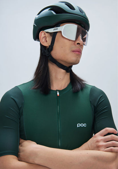 Trikot POC CADENCE Kurzarm Grün