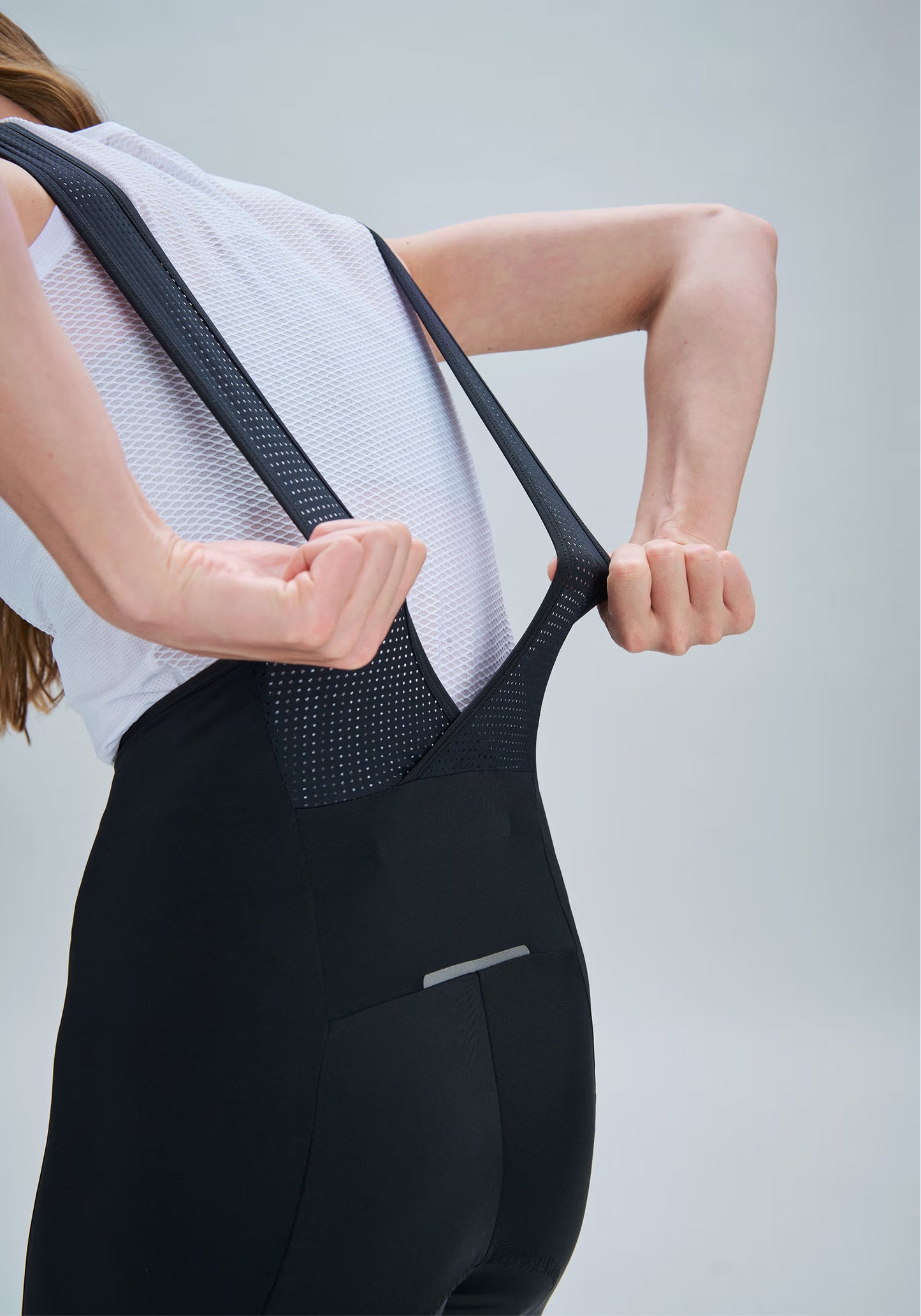 POC CADENCE Damen Kurze Trägerhose Schwarz