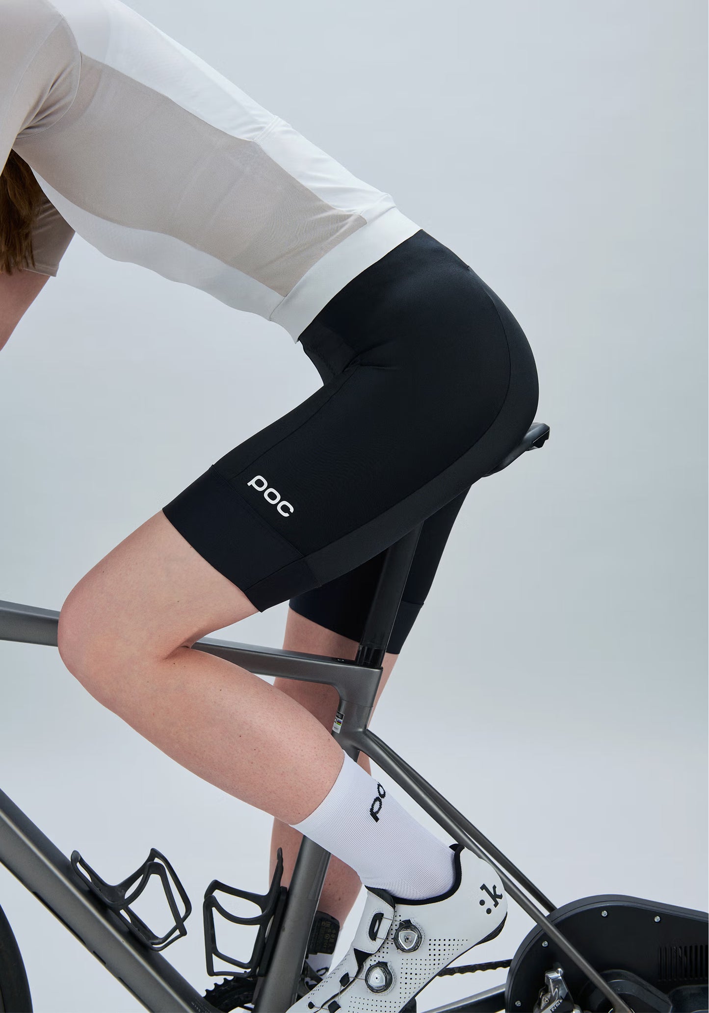 POC CADENCE Damen Kurze Trägerhose Schwarz