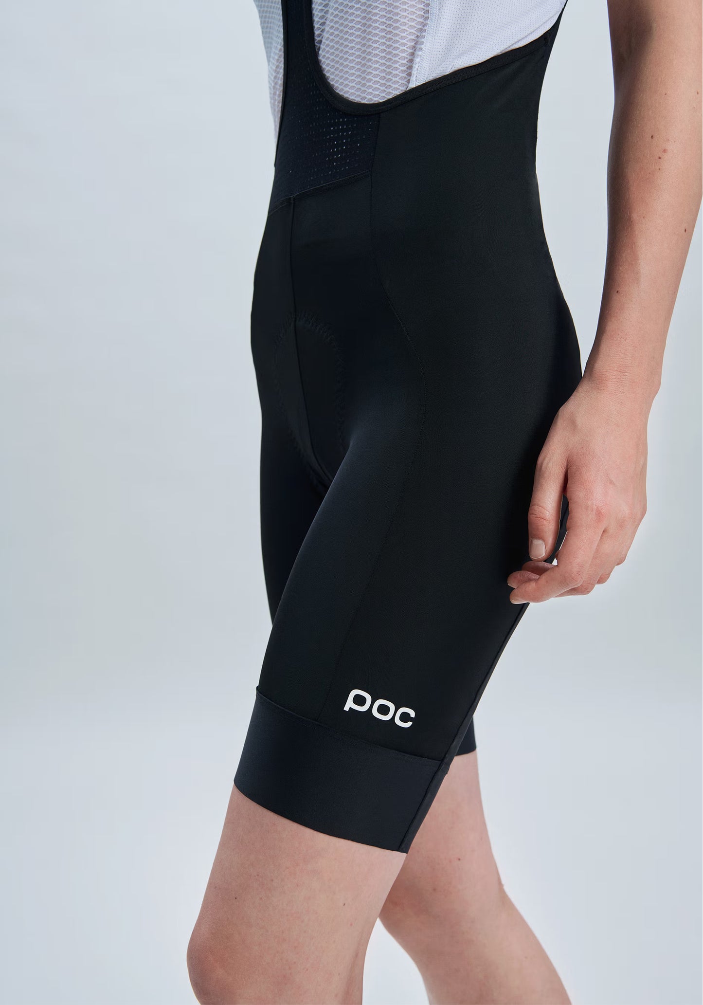 POC CADENCE Damen Kurze Trägerhose Schwarz