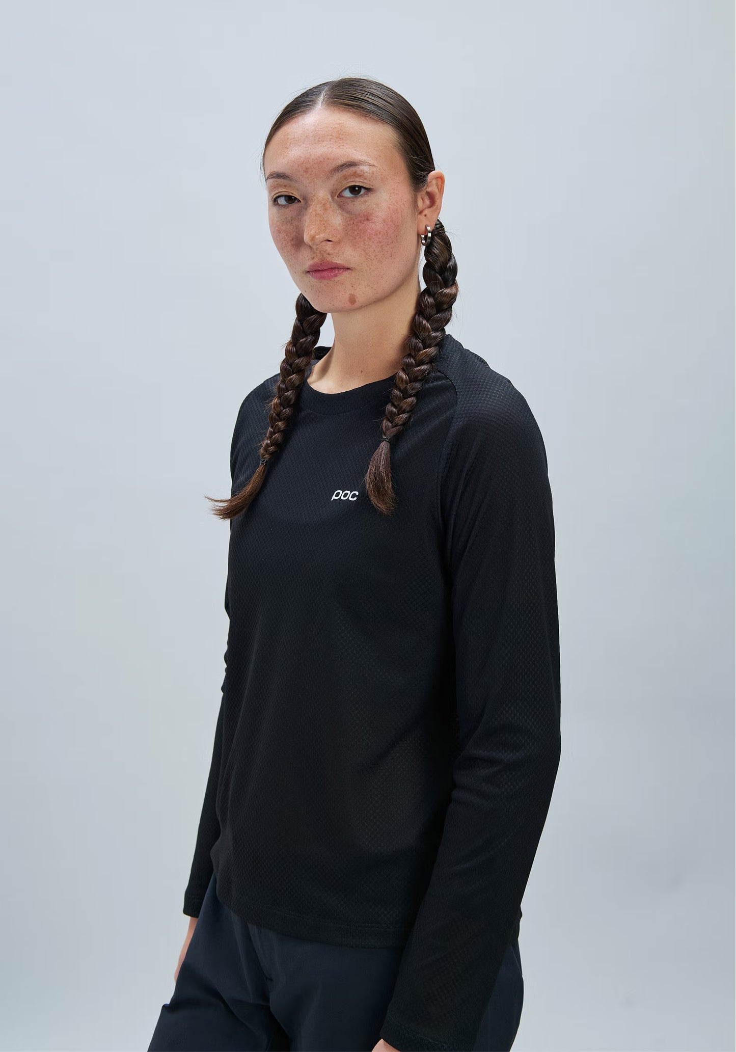 Trikot POC MOTION AIR Langarm Frau Schwarz