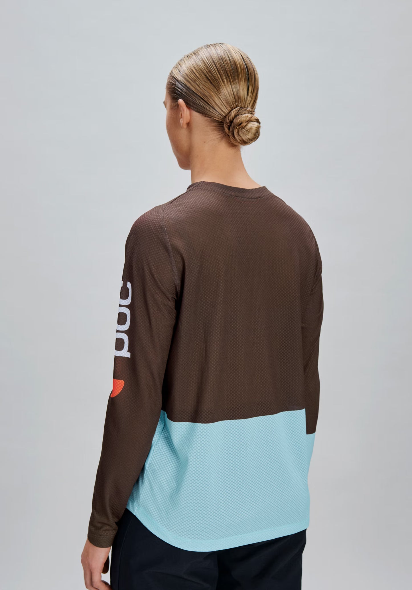 Trikot POC MOTION AIR Langarm Frau Bronze/Blau