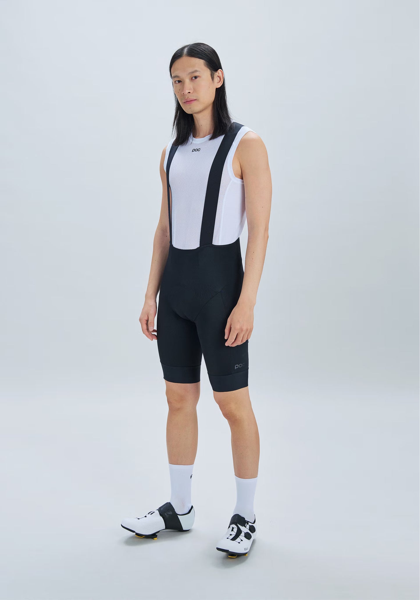 POC CADENCE CARGO Kurze Trägerhose Schwarz