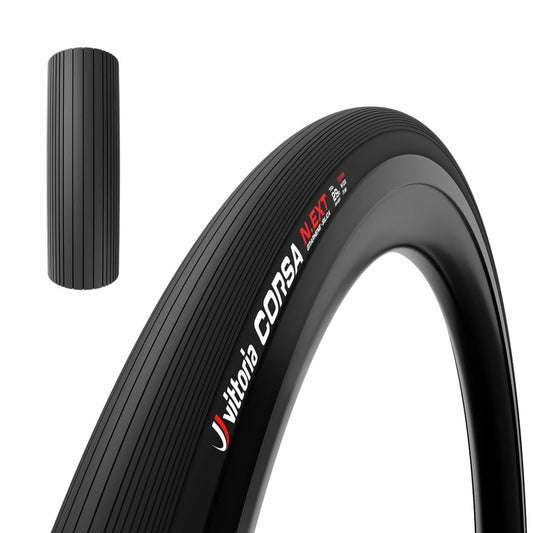 VITTORIA CORSA N.EXT WIDE Graphene G2.0 700c Tubeless Ready Reifen Schwarz
