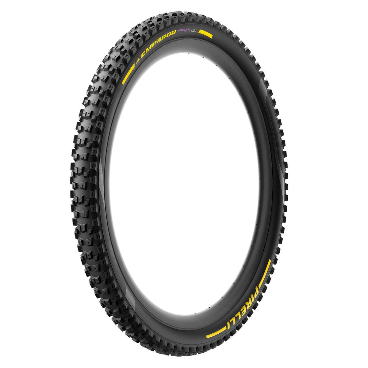 PIRELLI SCORPION EMPEROR Supersoft DH+Wall Faltreifen 27.5x2.40 Tubeless Ready Schwarz/Gelb Team Edition