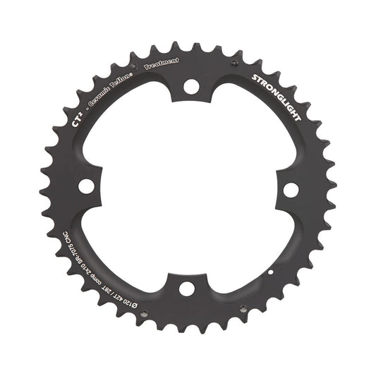 Äußeres Kettenblatt STRONGLIGHT CT² Sram 10-fach, 4-Loch, 120 mm — Kettenblatt auf weißem Hintergrund