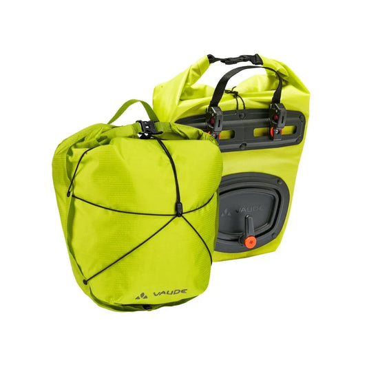 Paar VAUDE AQUA FRONT LIGHT Gepäckträgertasche 22 L Gelb