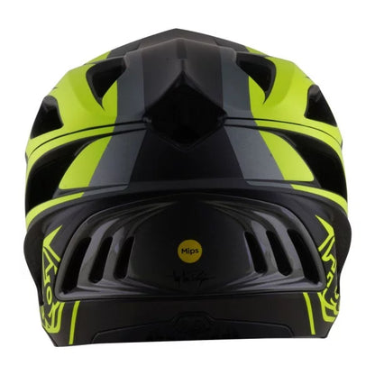 MTB-Helm TROY LEE DESIGNS STAGE 2 HIGH VIZ Anthrazit/Gelb
