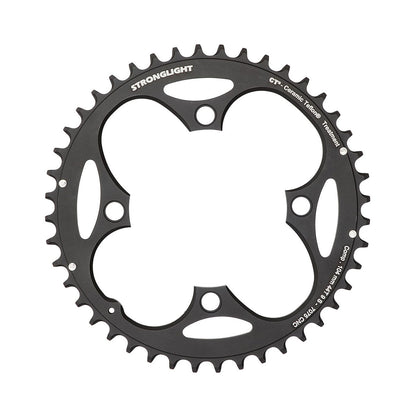 Äußeres Kettenblatt STRONGLIGHT CT² 9-fach, 4-Loch, 104 mm — Kettenblatt auf weißem Hintergrund