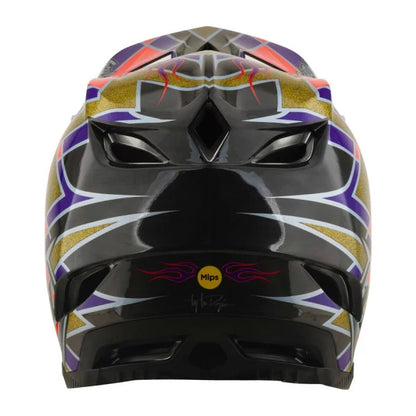 MTB-Helm TROY LEE DESIGNS D4 CARBON MIPS FLUSH Orange/Violett