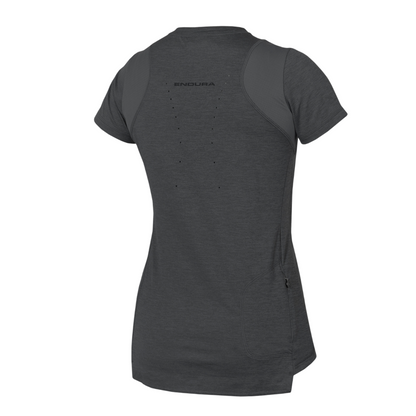 Trikot ENDURA SINGLETRACK Damen Kurzarm Grau