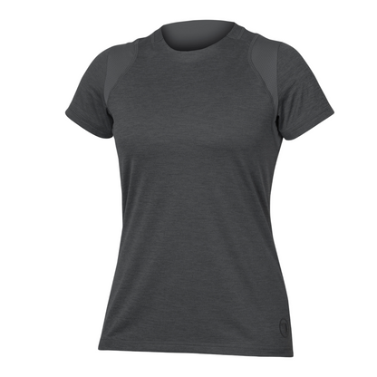 Trikot ENDURA SINGLETRACK Damen Kurzarm Grau