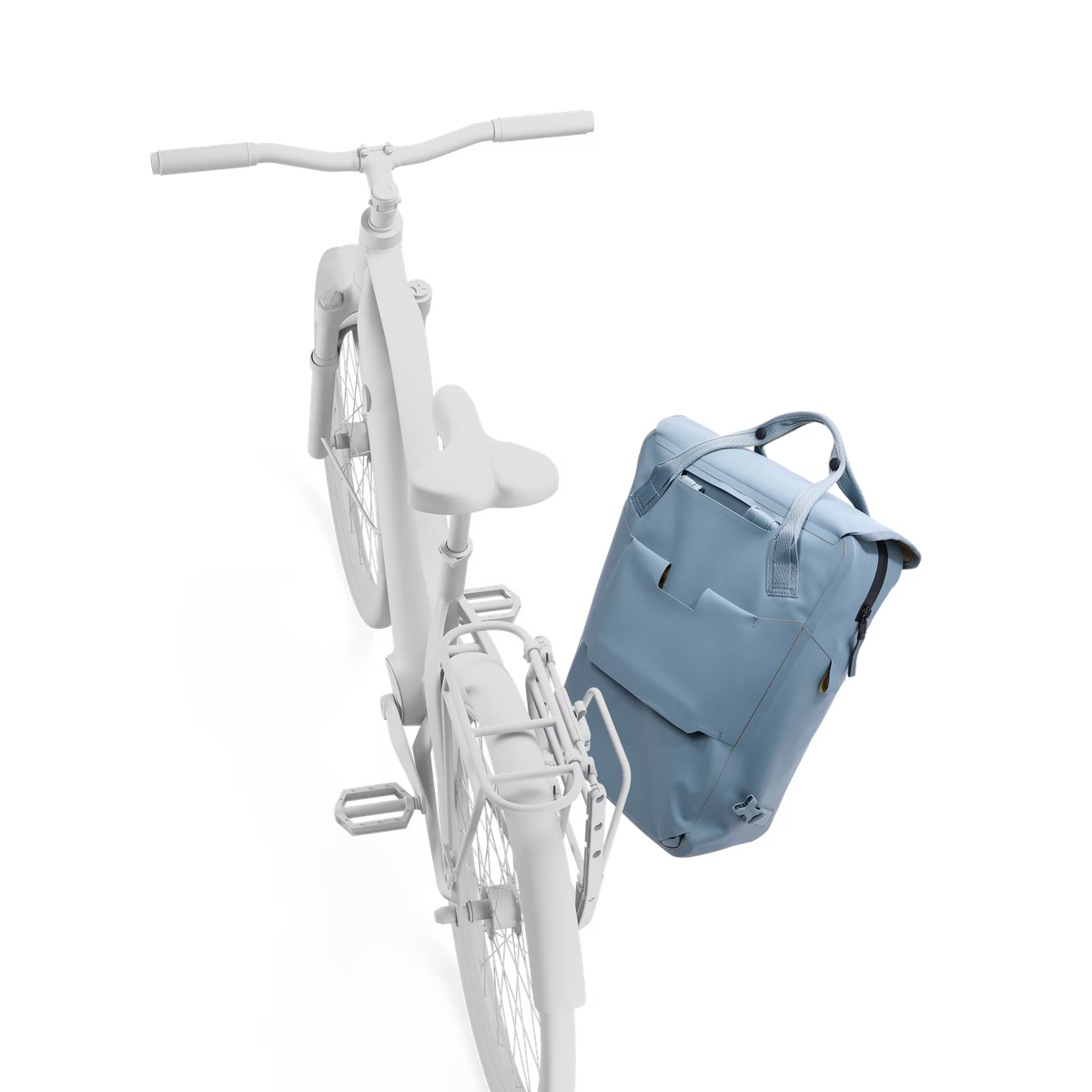 Paar THULE SHIELD Gepäckträgertaschen mit Inlock Rucksack 22 L Blau