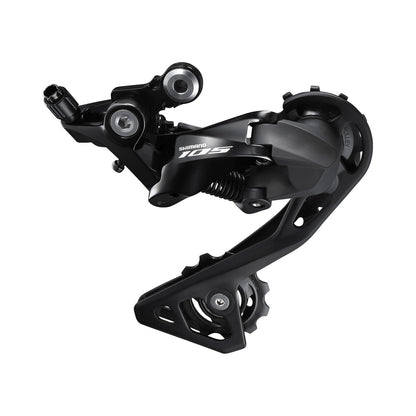 SHIMANO 105 R7000-GS Schaltwerk, 11-fach, mittellanger Käfig, schwarz – Produktansicht auf weißem Hintergrund