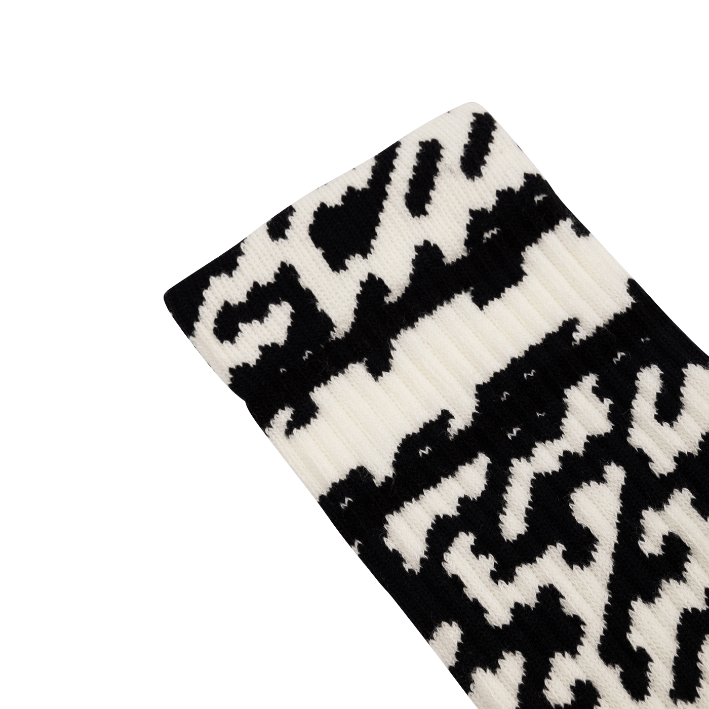 BURGTEC PATTERNED Socken Schwarz/Weiß