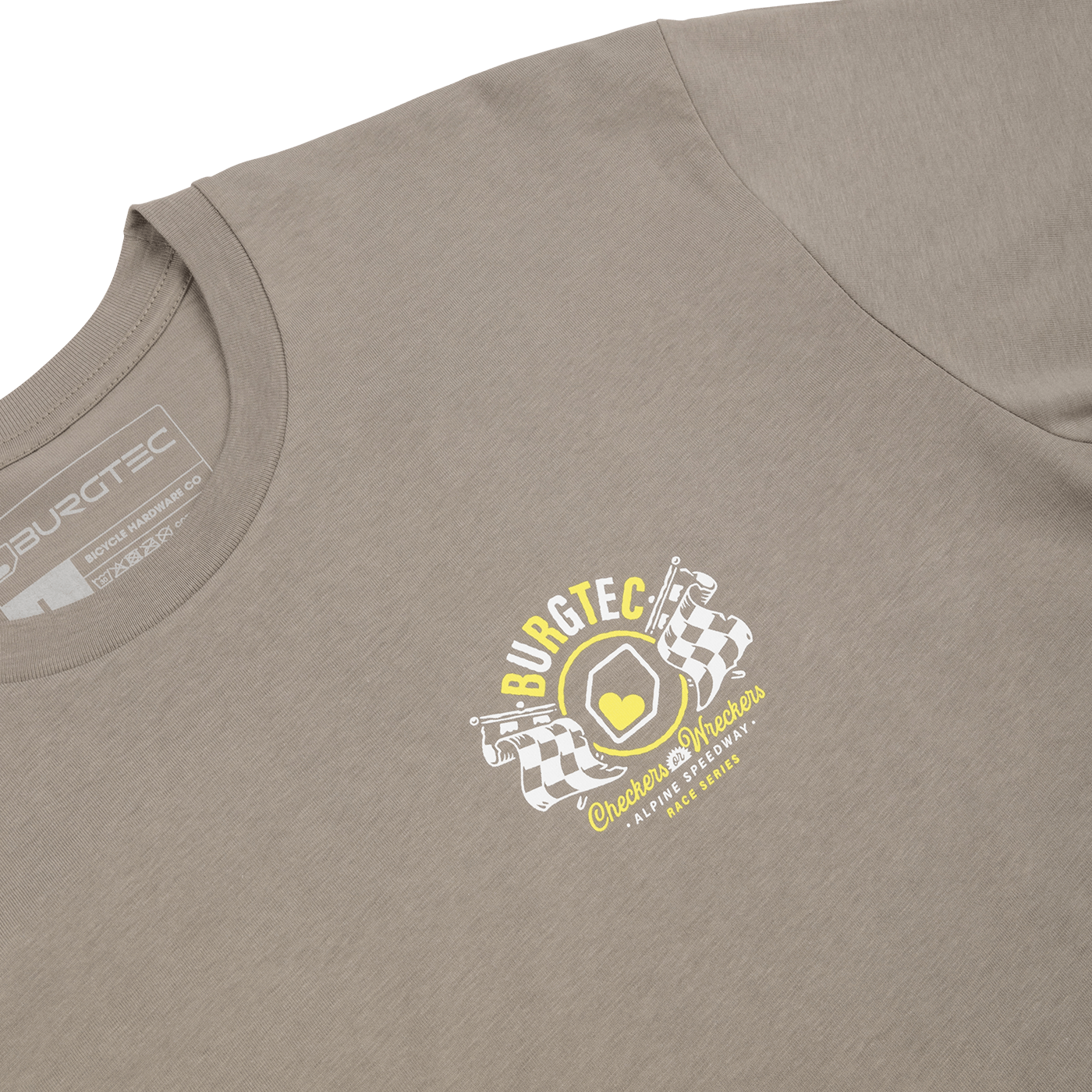 BURGTEC ALPINE SPEEDWAY T-Shirt, grau