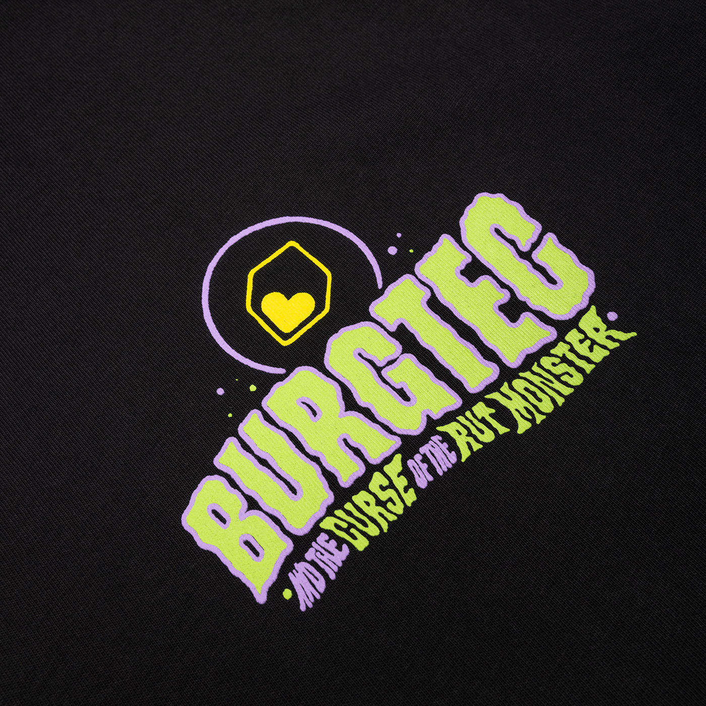 BURGTEC RUT MONSTER T-Shirt, Schwarz