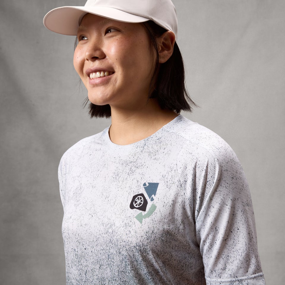 ENDURA SINGLETRACK PRINT TEE Trikot Kurzarm Women Aero Blue