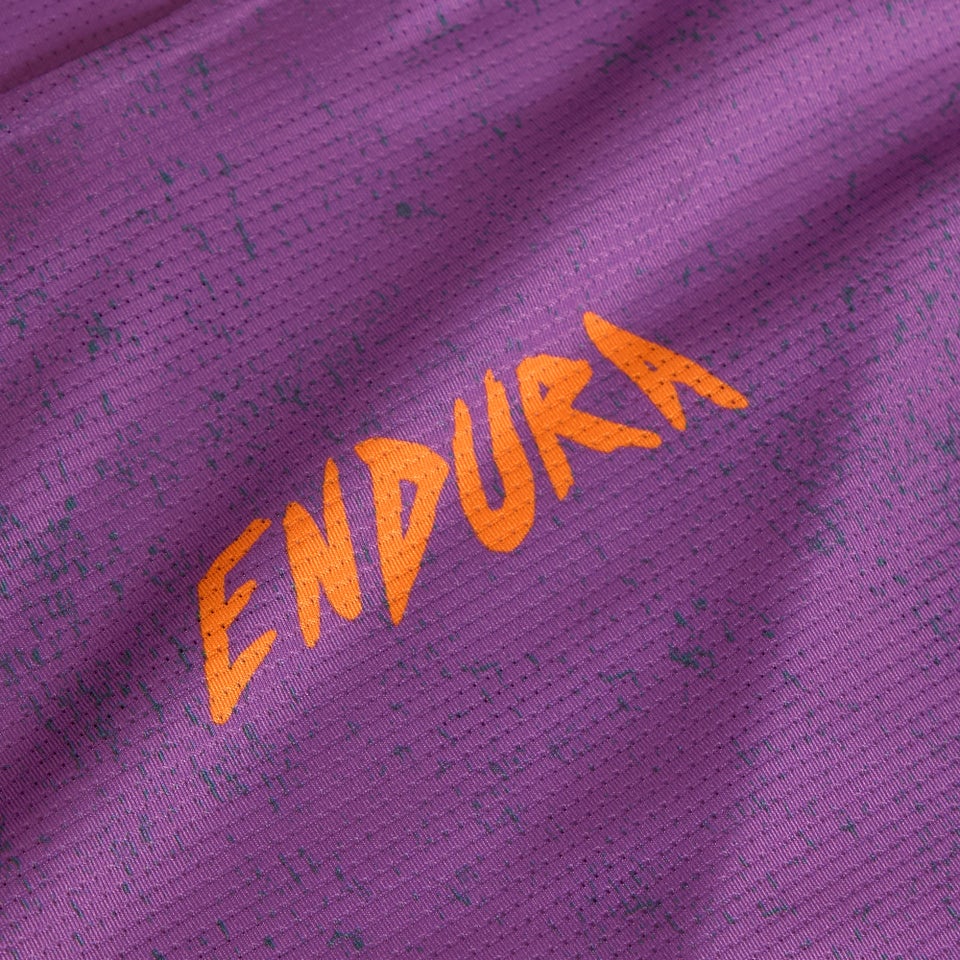 ENDURA SINGLETRACK PRINT Trikot Kurzarm Frau End Purple