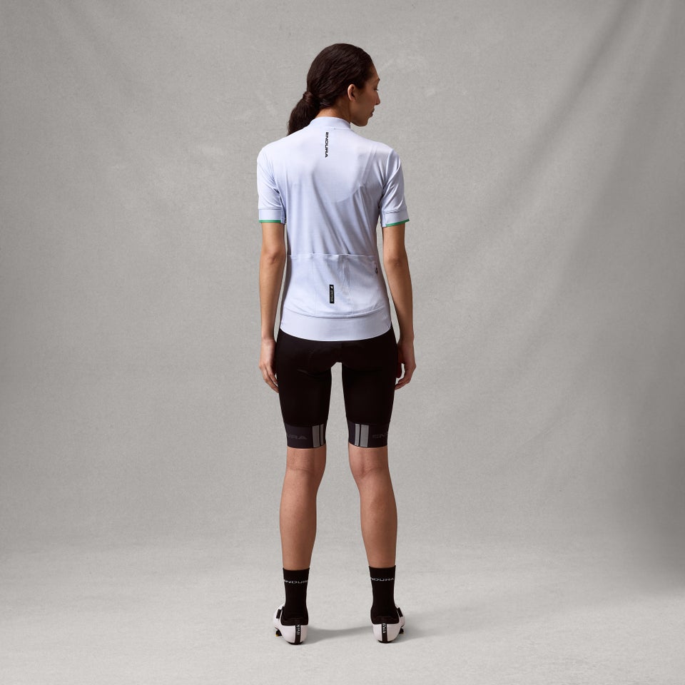 ENDURA FS260 PRINT Damen Trikot Kurzarm Aero Blue