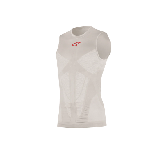 Unterwäsche ALPINESTARS TECH TANK SUMMER Ärmellos Grau/Rot