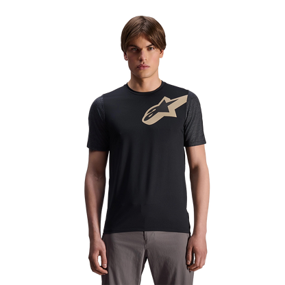 Trikot ALPINESTARS A-DURA LIPAN Kurzarm Schwarz