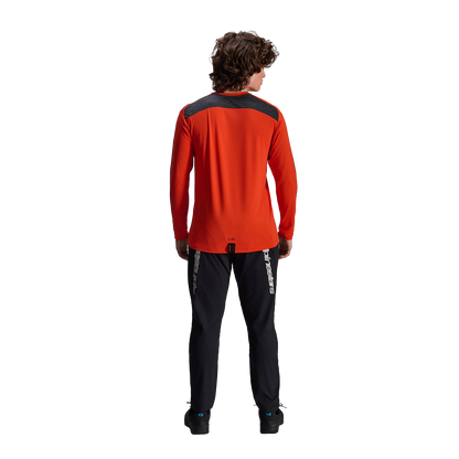 Trikot ALPINESTARS A-DURA INSET ASTAR Lange Ärmel Orange