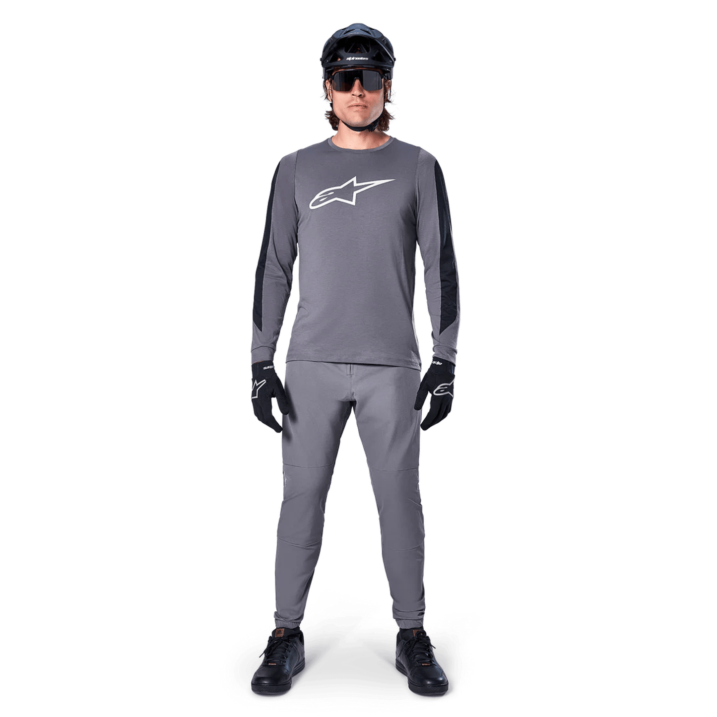 ALPINESTARS A-DURA DRI ASTAR Trikot Langarm Dunkelgrau