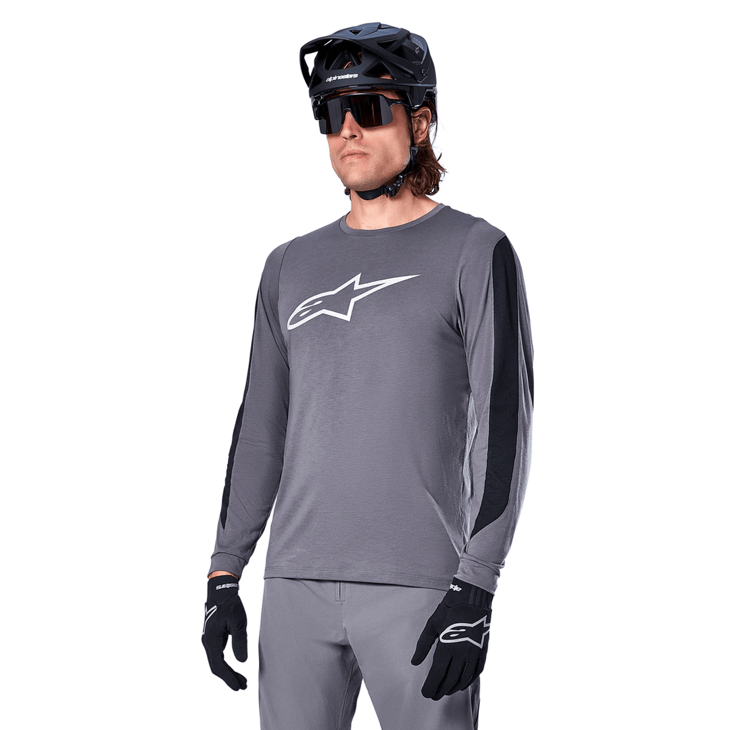 ALPINESTARS A-DURA DRI ASTAR Trikot Langarm Dunkelgrau