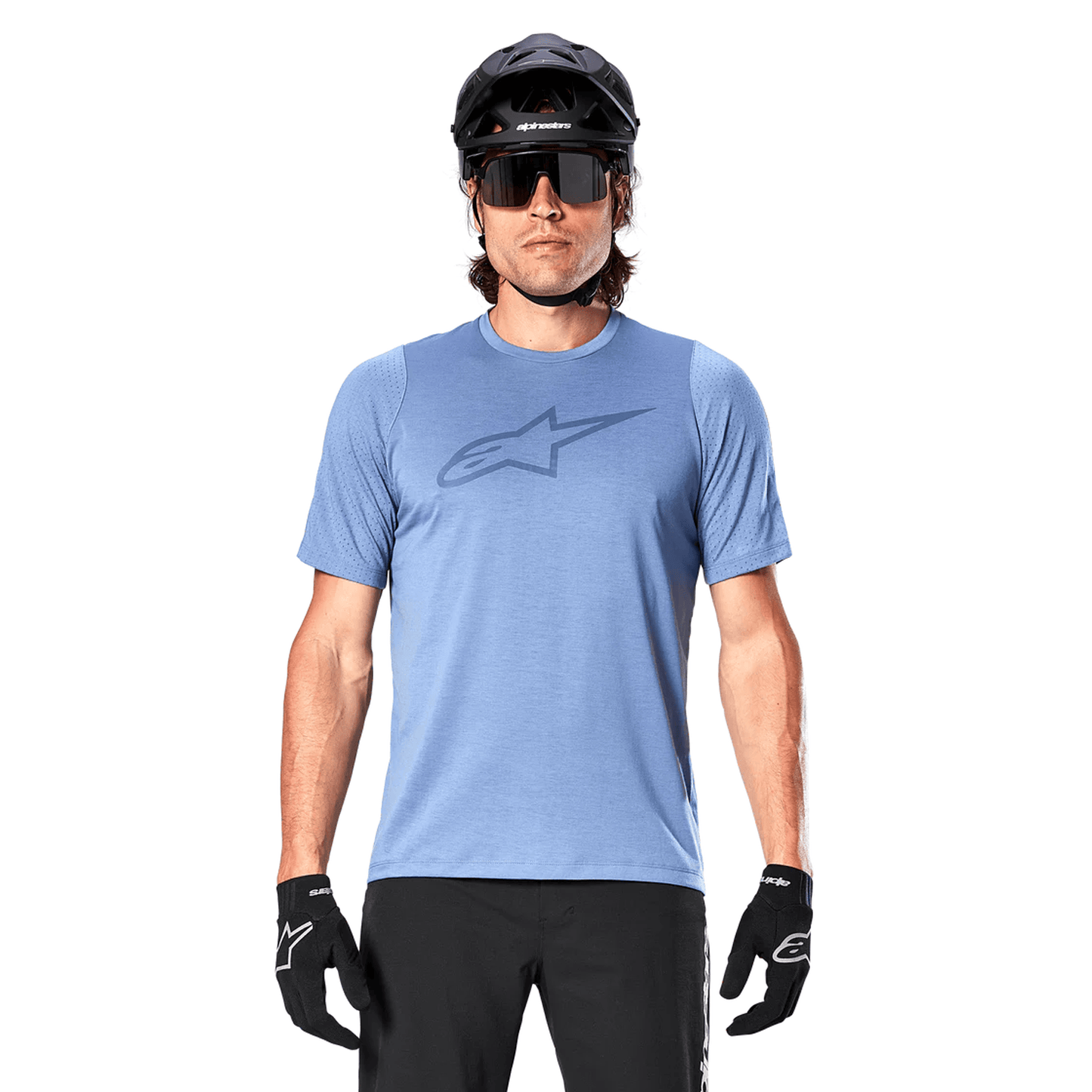 ALPINESTARS A-DURA DRI ASTAR Trikot Ärmel Coutes Blau