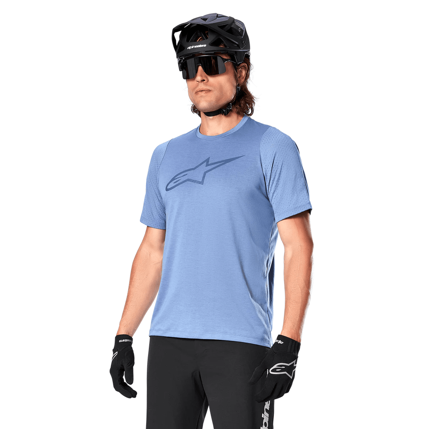 ALPINESTARS A-DURA DRI ASTAR Trikot Ärmel Coutes Blau