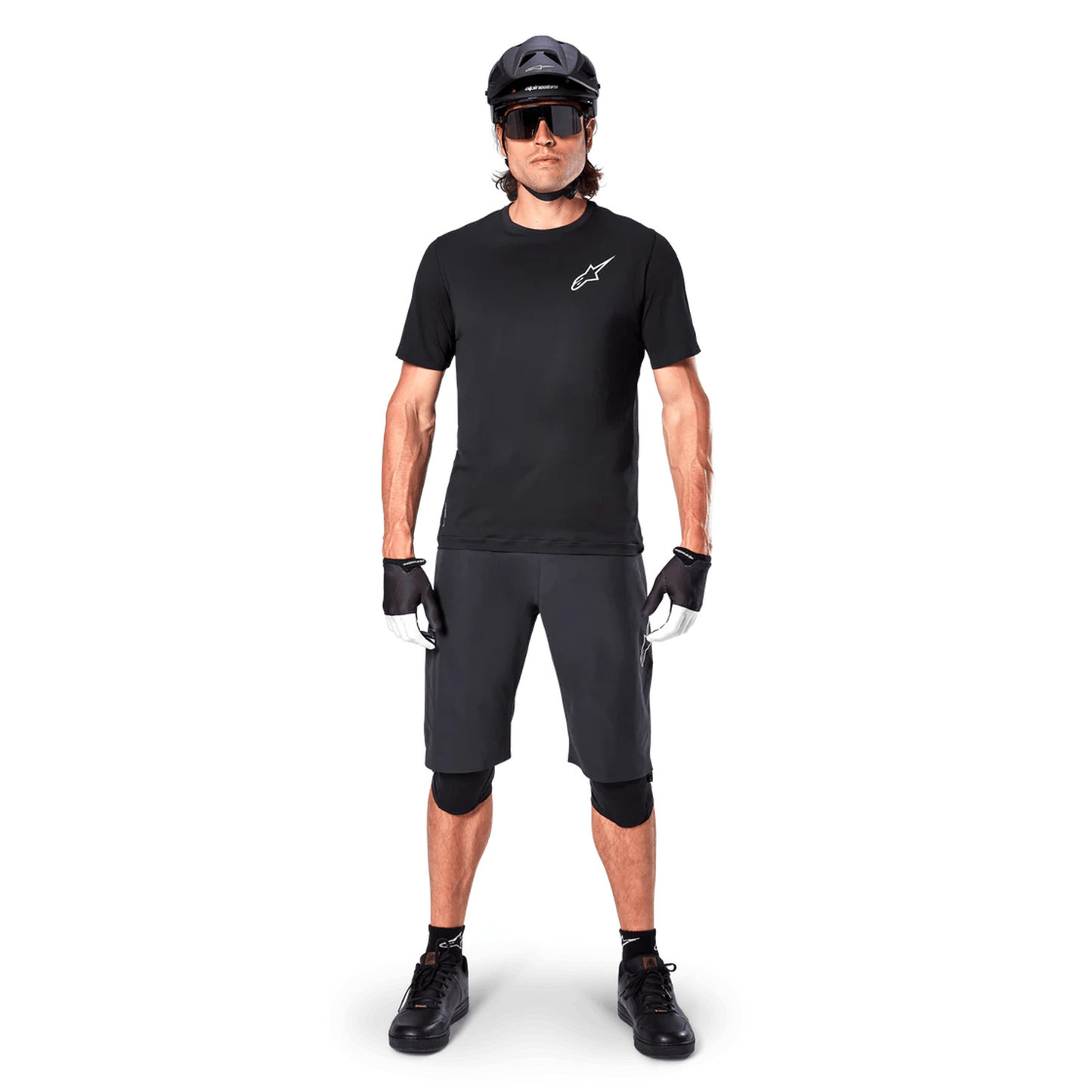 ALPINESTARS A-ARIA ASTAR Trikot Kurzarm Schwarz