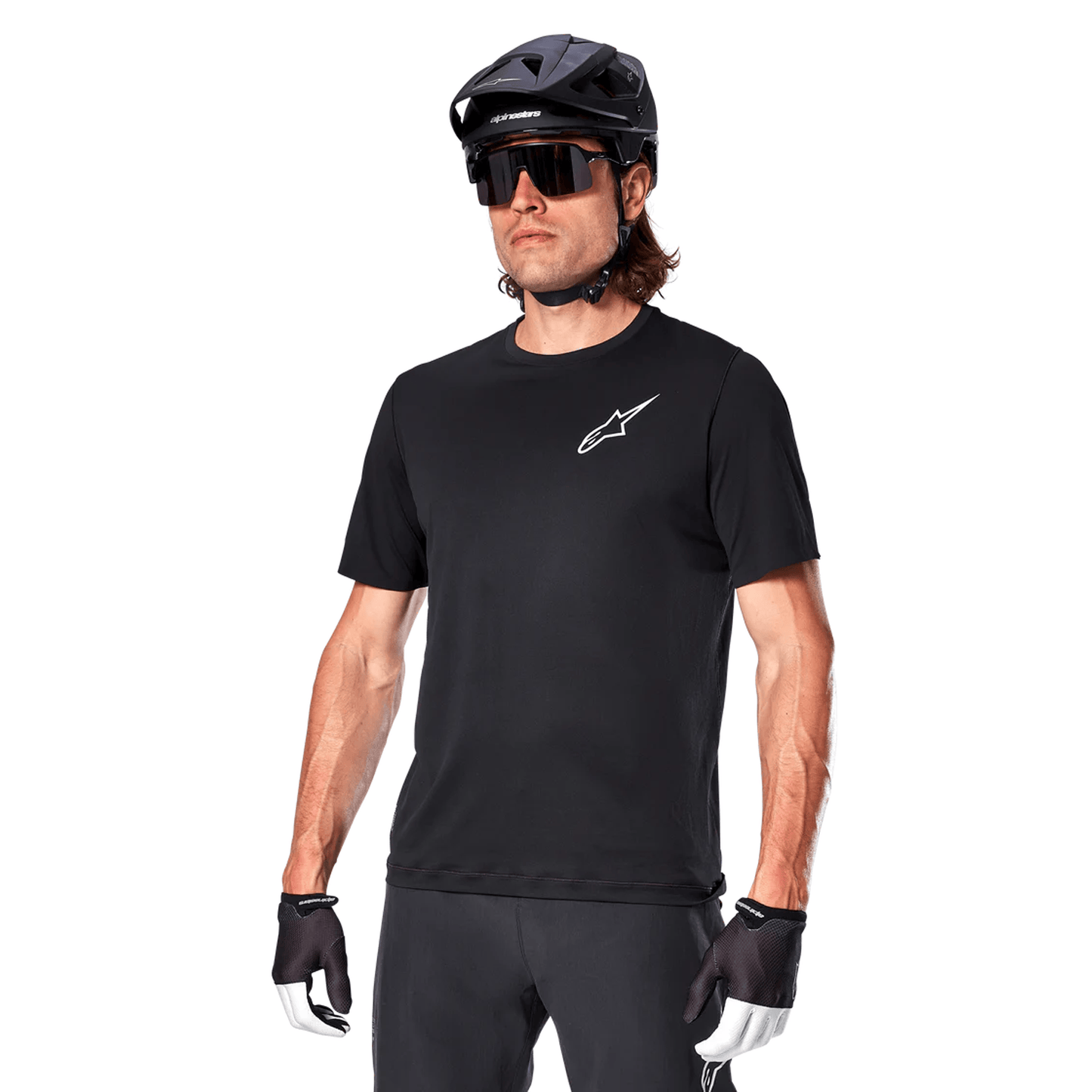 ALPINESTARS A-ARIA ASTAR Trikot Kurzarm Schwarz