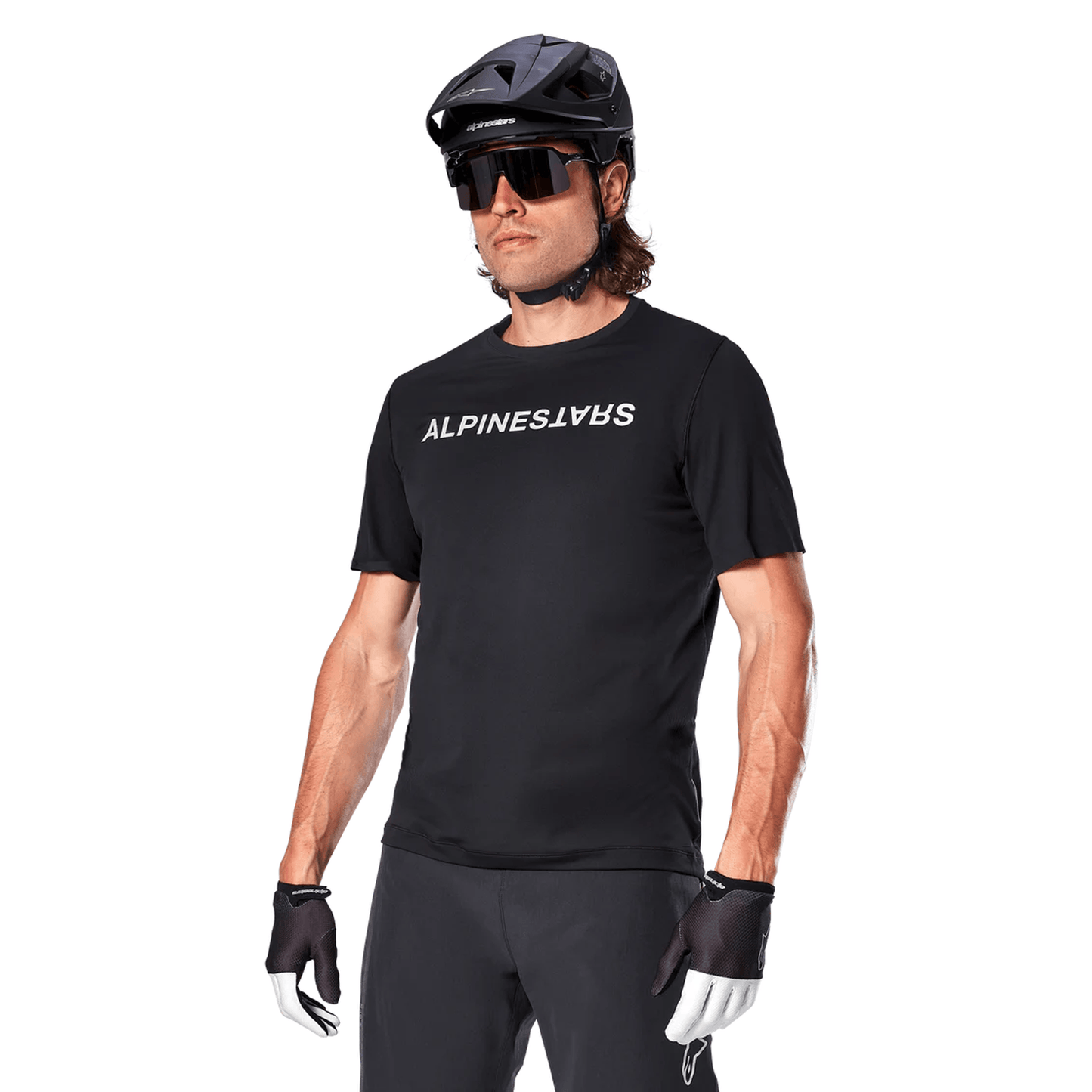 ALPINESTARS A-ARIA SWITCH Trikot Kurzarm Schwarz