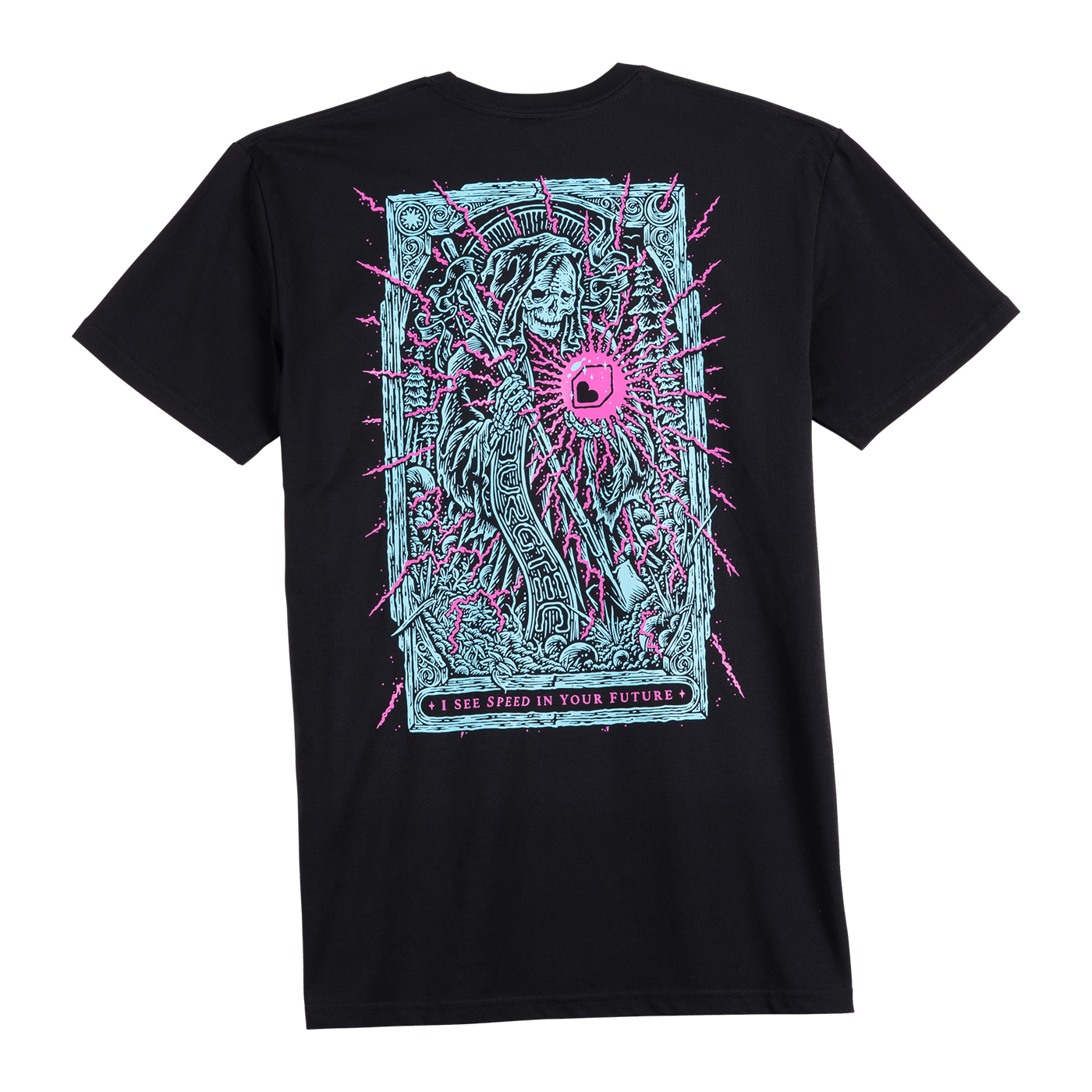BURGTEC TARROT T-Shirt, schwarz