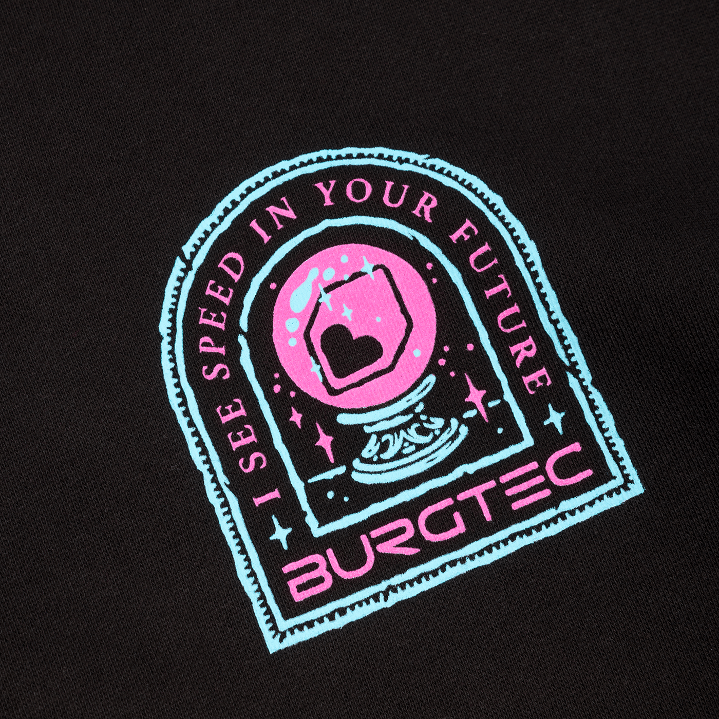 BURGTEC TARROT Kapuzenpullover, schwarz