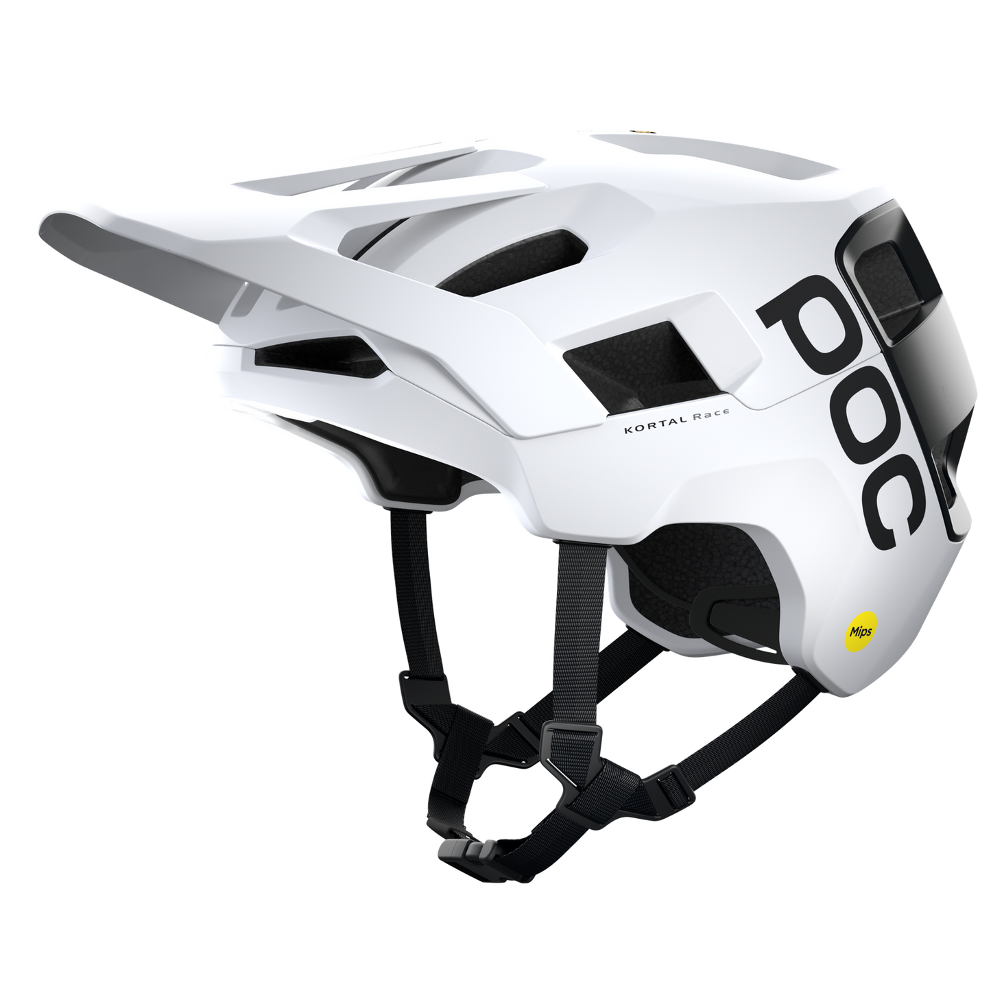 MTB-Helm POC KORTAL RACE MIPS Weiß/Schwarz Matt